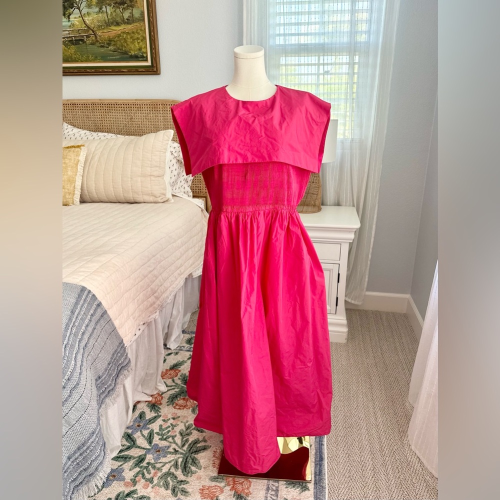 Rare!! Jen Sumko Pink Smocked Dress - 12